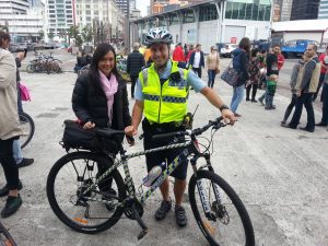 Bike Market June 2016 NZ Police officer Cole